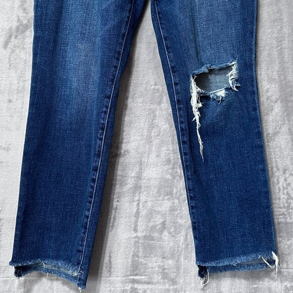 Kut from the Kloth Reese Fab Ab Ankle Straight Leg Jean Button-Fly Sz 6 - Picture 7 of 10